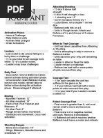 Lion Rampant Reference Sheet