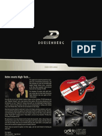Dussenberg Guitars Catalouge