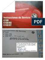 Instrucciones de Servicio K100 - RS - RT - CO1637P PDF