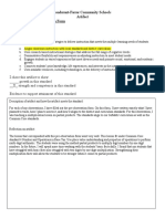 Bondurant-Farrar Community Schools Artifact Artifact Title: Pre-Observation Form