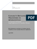 Legal Report-Detainee Transfers