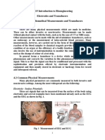 Biomedical Measurements and Transducers Lecture