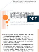 Module For Flue Gases De-Pollution