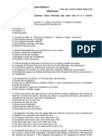 Contabilidade Geral - Exercícios - Variação Patrimonial