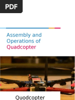 Assembly and Operations of Quadcopter