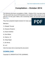 Secure Q&A Compilation - October 2014: Download