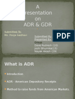 ADfdfdR & GDR
