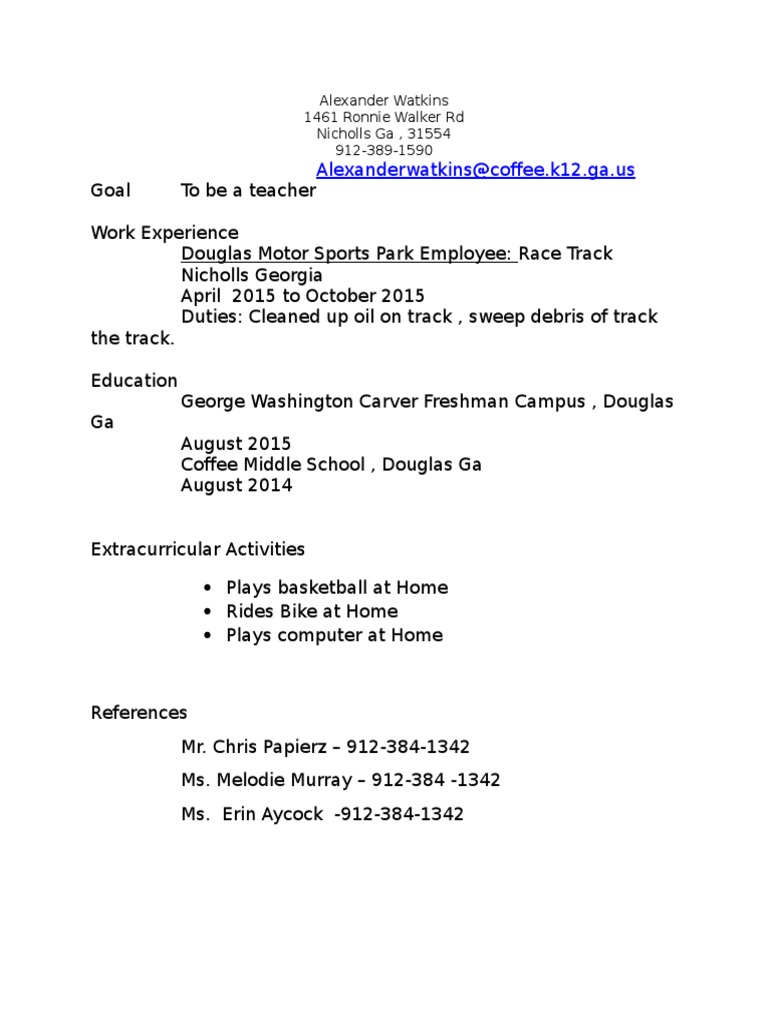 Alexanderwatkinscoffee.k12.ga Us Alexander Watkins 1461 Ronnie