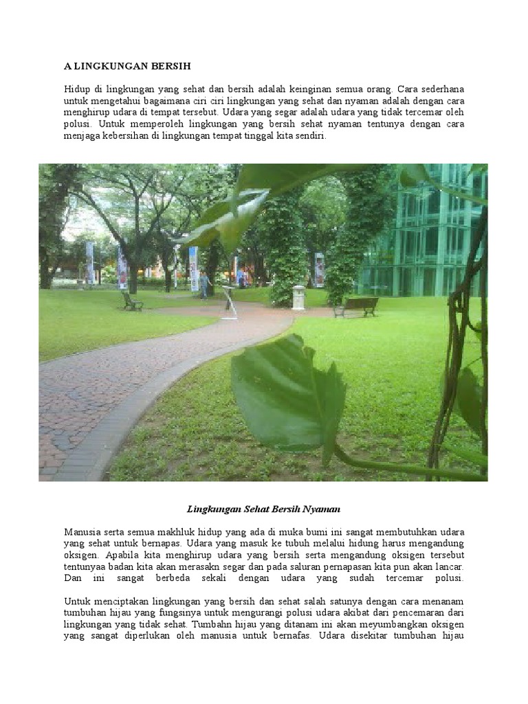 A Lingkungan Bersih