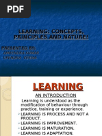 Learning: Concepts, Principles and Nature!