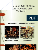 Festivals, Arts of China, Japan, Indonesia and Thailand