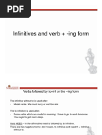 Infinitives and Verbs + Ing Forms