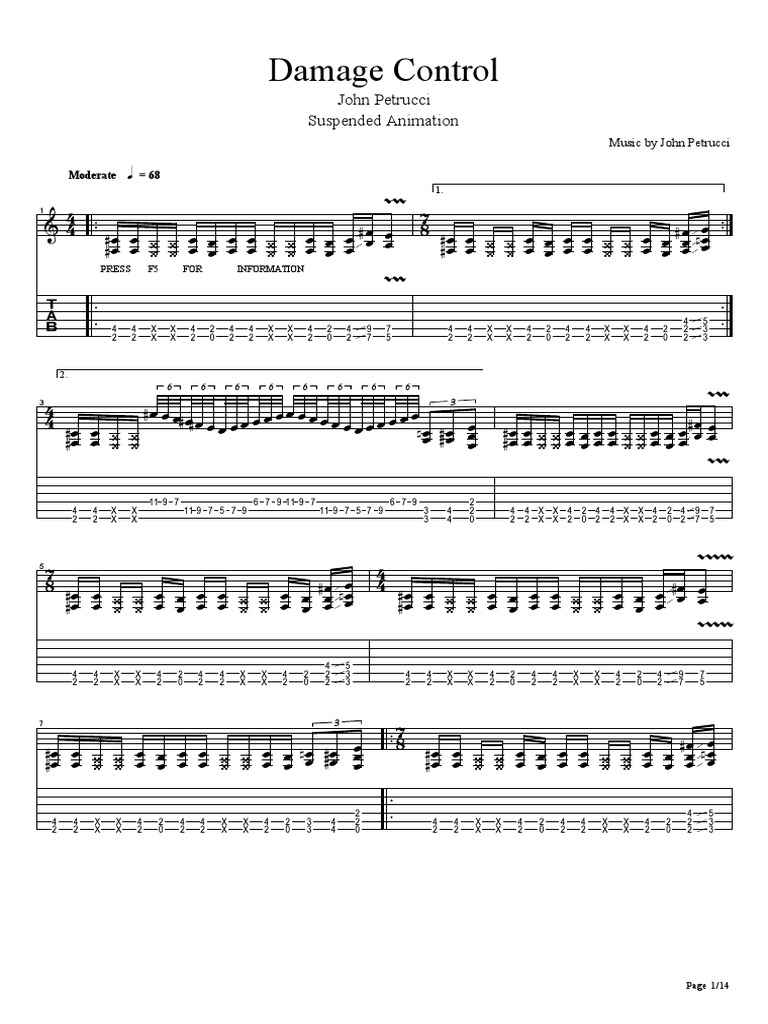 Damage Control John Petrucci Pdf Unrest