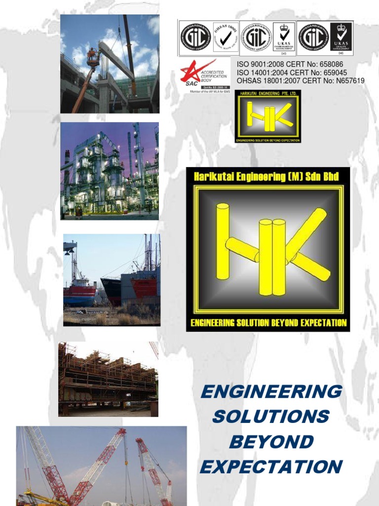 Harikutai Engineering: ISO-Certified Solutions | PDF | Occupational Safety  And Health | Safety