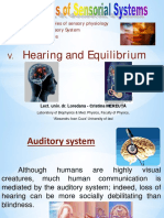 Cap V - Curs 11, 12 Si 13 - Hearing and Equilibrum - PDF