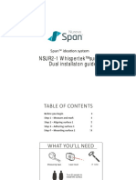 NSUR2-1 Whispertek™ Surface Dual Installaton Guide: ™ Ideation System