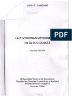 La Diversidad Metodológica en La Sociología