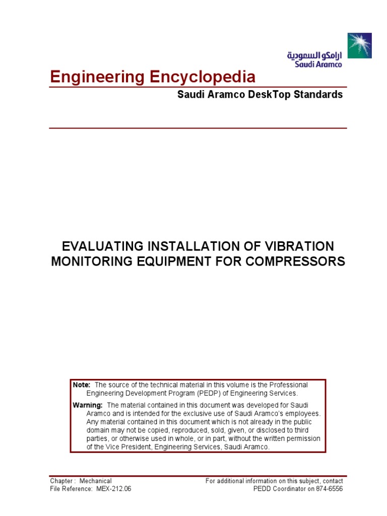 Compressor Vibration Monitoring Installation | PDF | Capacitor | Waves