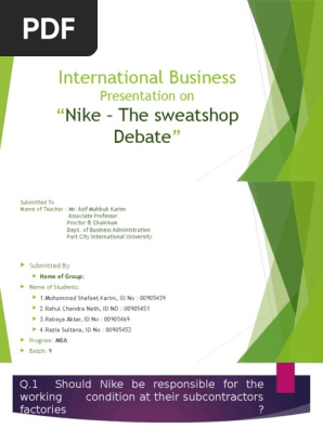 companies like nike