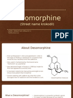 Desomorphine (Street Name Krokodil)