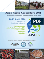 Asian - Pasific Aqua Culture Maret 2016 Bochure