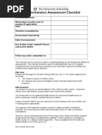 DSE Workstation Checklist Mar 2006