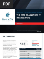 UDF Overview Presentation 1-28-16