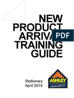 NEW Product Arrival Training Guide: Stationary April 2010