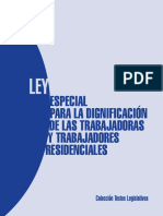 Ley de Trabajadores Residencia