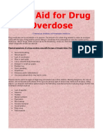 First Aid For Drug Overdose