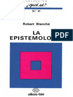 Blanche, Robert - La Epistemologia