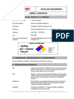 Msds Limpia Contacto-Vistony