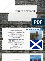 Our Trip To Scotland
