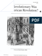 how revolutionary was the american revolution