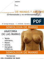 Semiología de Mama y Abdomen Gineco I