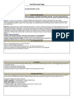 Unit Plan Cover Page: Cell Structure, Function and Characteristics of Life 2 Weeks General Science Grade Level: 8 Grade