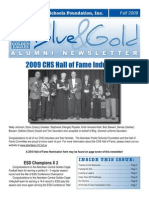 Fall 2009 Newsletter