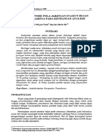 Beberapa Metode Pola Jaringan Stasiun Hujan Dan Implikasinya Pada Ketelitian Analisis