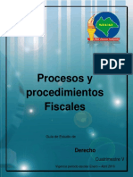 Procesos y Procedimientos Fiscales, V Ld