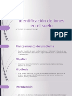 Identificación de Iones en El Suelo