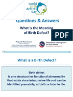 What Is The Meaning of Birth Defect - WBDD