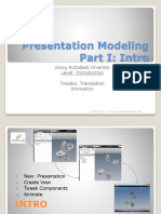 Presentation Model in Autodesk Inventor