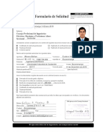 Formulario Tarjeta Profesional