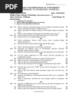 Gujarat Technological University: Instructions