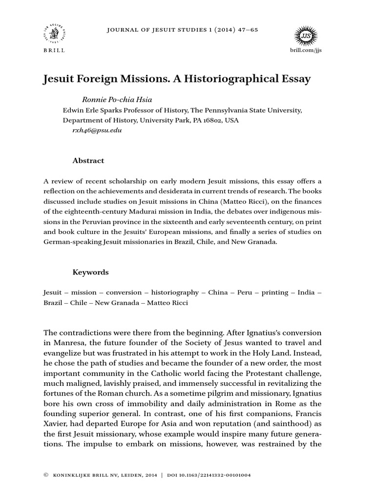 Jesuit contribution to education picture