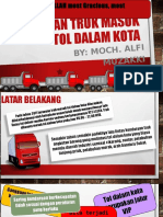 Larangan Truk Masuk Dalam Kota