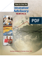 How to Use the Investor Advisory Service