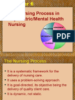 The Nursing Process in Psychiatric/Mental Health Nursing