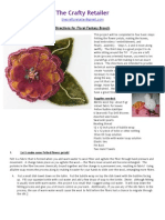 Tutorial. Floral Fantasy Brooch - Rev 041310