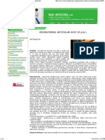 Reumatismul Articular Acut (R.a